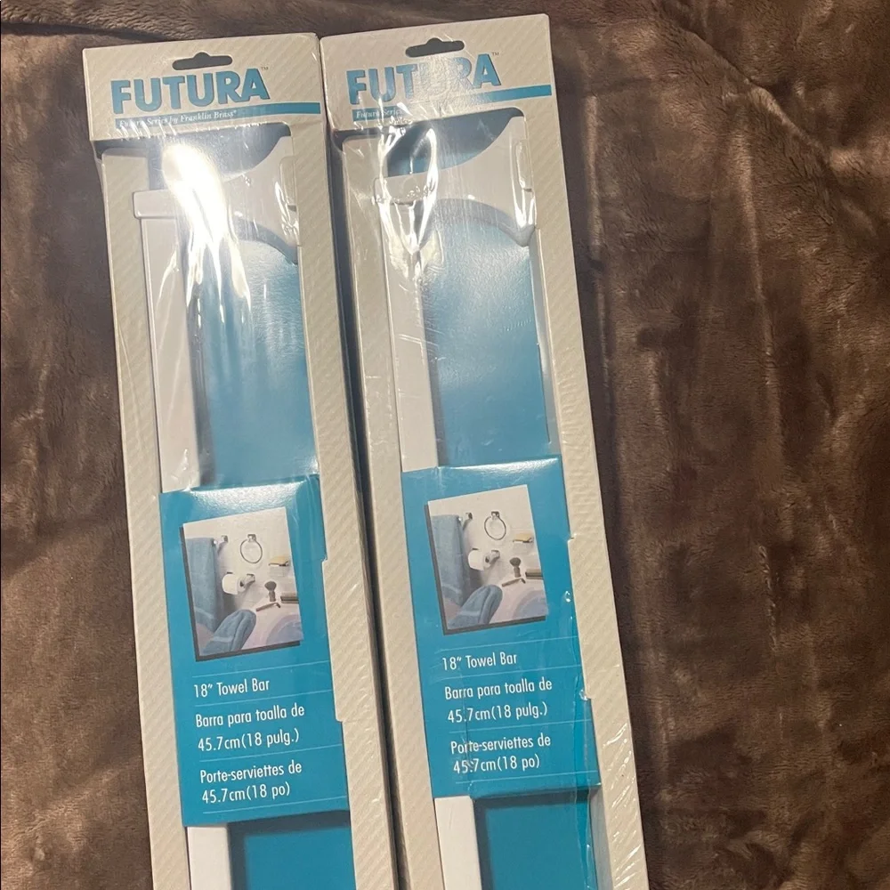 Franklin Brass Futura Bath 18 Towel Bar Chrome Finish 2 Pack